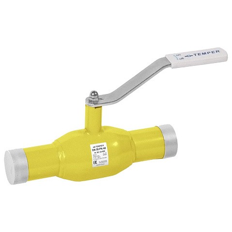 Кран стальной шаровый DN 32- 25 PN 40 260мм сандартнопроходной приварной газовый Temper купить в Волгограде | "Проконсим"