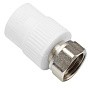 Муфта комбинированная ПП 25-3/4'' PN 25 с накидной гайкой белая VALFEX  купить в Волгограде | "Проконсим"
