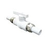 Краны шаровые ПП DN 20-32 PN 25 с двусторонним разъемным соединением белые Valfex купить в Волгограде | "Проконсим"