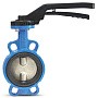 Затвор дисковый поворотный DN 125 PN 16 межфланцевый с чугунным диском уплотнение-NBR ручной FAF 3551125