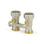 Узелы нижнего подключения VARMEGA VM138 DN20 прямой однотрубный 3/4''x3/4'' евроконус, с байпасом муфта-штуцер купить в Волгограде | "Проконсим"