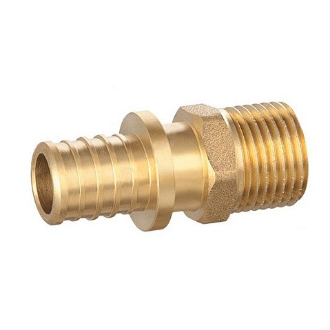 Муфта латунная для PEX DN 20 с наружной резьбой 3/4'' под надвижную гильзу PLP купить в Волгограде | "Проконсим"