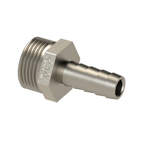 Штуцер никелированный DN 20 PN 40 НР3/4'' с ершом под шланг d20мм прямой купить в Волгограде | «Проконсим»