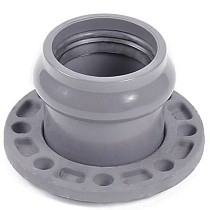 Патрубки НПВХ раструбные SDR26 DN 90-315 PN 10 с металлическим фланцем Хемкор купить в Волгограде | "Проконсим"