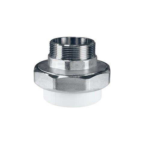 Муфта усиленная комбинированная разъёмная VALFEX 32 PN 25 G-1'' американка-НР белая купить в Волгограде | "Проконсим"