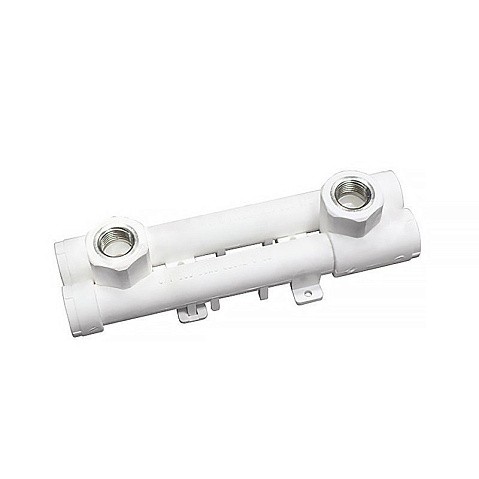 Комплект универсальный настенный ПП 25-1/2'' PN 25 с внутренней резьбой белый VALFEX  купить в Волгограде | "Проконсим"