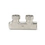 Узелы нижнего подключения VARMEGA VM139 DN20 угловой двухтрубный 3/4''x3/4'' евроконус, перекрёстный муфта-штуцер купить в Волгограде | "Проконсим"