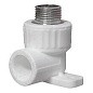 Угольник установочный ПП 20-1/2'' PN 25 с наружной резьбой белый VALFEX  купить в Волгограде | "Проконсим"