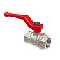 Кран латунный шаровой Valfex Premium.214.NR1.034 усиленный Н 11Б27фт1М DN 20 PN 40 никелированный рычаг муфта-муфта купить в Волгограде | "Проконсим"