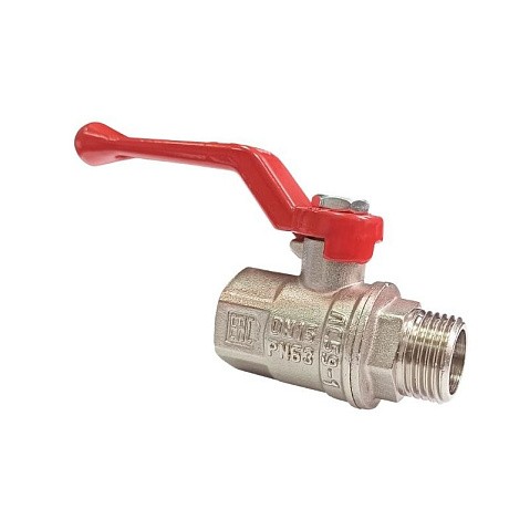 Кран латунный шаровой Valfex Premium.214.NR1.012 усиленный Н 11Б27фт1М DN 15 PN 63 никелированный рычаг муфта-штуцер купить в Волгограде | "Проконсим"