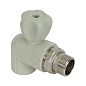 Кран шаровой для радиатора угловой VALFEX 25 PN 25 G-1/2'' серый купить в Волгограде | "Проконсим"