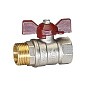 Кран латунный шаровой Temper 88.В-Н.114.Б DN 32 PN 25 бабочка муфта-штуцер купить в Волгограде | "Проконсим"