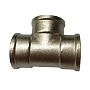 Тройники латунные никелированные DN 15-50 PN 40 муфта-муфта-муфта купить в Волгограде | "Проконсим"