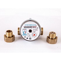 Счетчики горячей воды СВ DN 15-20 PN 16 до 90гр. муфтовые с обратным клапаном ЭКО НОМ купить в Волгограде | "Проконсим"