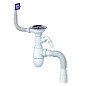 Сифон для мойки Unicorn В435V, 40х50 гибкий отвод, 3 1/2'' х40 с отводом для стиральной машины, прямоугольный перелив купить в Волгограде | "Проконсим"