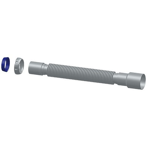 Труба гофрированная Unicorn D85, 40х50 гибкий отвод, 1 1/2'' х40 с уплотнительным кольцом, 800мм купить в Волгограде | "Проконсим"