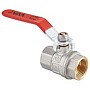Кран латунный шаровой MVI BV.511 DN 15 PN 40 никелированный полнопроходной муфта-муфта рычаг купить в Волгограде | "Проконсим"