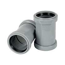 Муфта двухраструбная VALFEX DN -50 для внутренней канализации соединительная с перегородкой купить в Волгограде | "Проконсим"