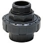 Муфта разборная НПВХ DN 50-1 1/2" PN 16 клеевая с наружной резьбой черная Aquaviva BMG50112 купить в Волгограде | "Проконсим"