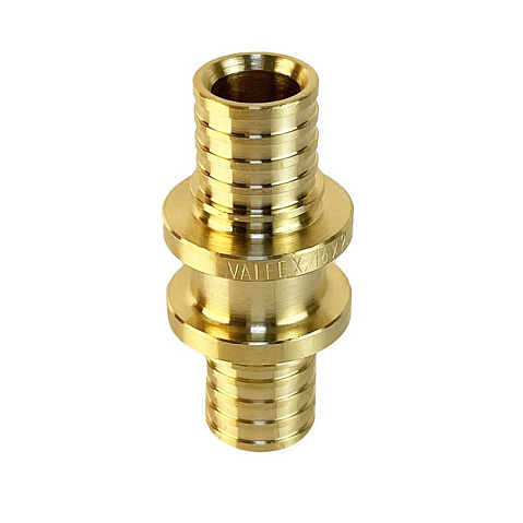 Муфты латунные для PEX труб DN 16-20 PN 16 под надвижную гильзу Valfex VF.403.AF купить в Волгограде | "Проконсим"