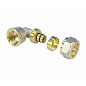 Угольник латунный для PEX труб 16-1/2'' PN 10 обжимной никелированный Valfex VF.352.N  купить в Волгограде | "Проконсим"