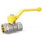 Кран латунный шаровой LD Pride GAS DN32 PN 25 никелированный рычаг муфта-муфта купить в Волгограде | "Проконсим"