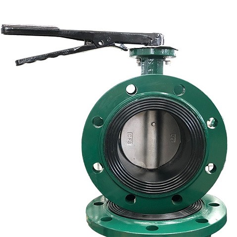 Затворы чугунные дисковые DN 50-150 PN 16 фланцевые с диском из нержавеющей стали рычаг GALA Тип.2123-G купить в Волгограде | "Проконсим"