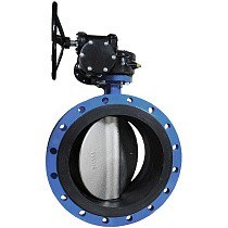 Затворы чугунные дисковые DN 250-1000 PN 10(16) фланцевые с чугунным диском с редуктором СибЗТА купить в Волгограде | "Проконсим"