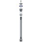 Сифон гофрированный Unicorn D240Р, 40х50 гибкий отвод, 1 1/2'' х40 пластиковая чашка, 1500мм купить в Волгограде | "Проконсим"