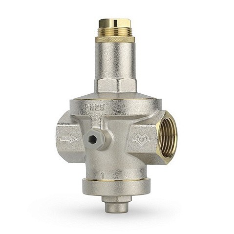 Регулятор давления VARMEGA VM128 DN 25 PN25 мембранный под манометр 4,35kv G-1'' никелированный купить в Волгограде | "Проконсим"