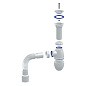 Сифон для мойки Unicorn В120Р, 40х50 гибкий отвод, 1 1/2'' х40 пластиковая чаша купить в Волгограде | "Проконсим"