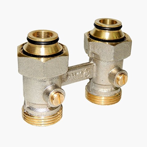 Узел нижнего подключения Vekotrim DN 15 PN 10 прямой двухтрубный 20-3/4'' под евроконус, муфта купить в Волгограде | "Проконсим"