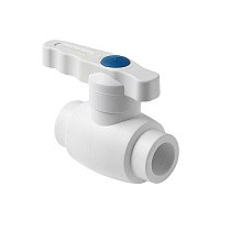 Краны шаровые ПП DN 20-63 PN 25 полный проход белые Pro Aqua купить в Волгограде | "Проконсим"