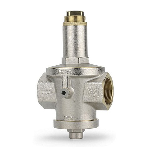 Регулятор давления VARMEGA VM128 DN 40 PN25 мембранный под манометр 13,1kv G-1 1/2'' никелированный купить в Волгограде | "Проконсим"