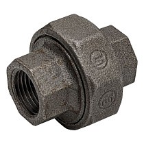 Американки чугунные DN 15-50 PN 16 муфта-муфта с плоской прокладкой Fittex Plus купить в Волгограде | "Проконсим"