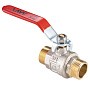 Кран латунный шаровой MVI BV.516 DN 15 PN 40 никелированный полнопроходной штуцер-штуцер рычаг купить в Волгограде | "Проконсим"