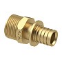 Муфта латунная для PEX труб  16-1/2''  PN 16  под надвижную гильзу с наружной резьбой  РосТурПласт купить в Волгограде | "Проконсим"