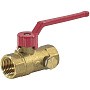 Краны трёхходовые DN 15-20 PN 16 с дренажными патрубками муфтовые рычаг Пензапромарматура купить в Волгограде | "Проконсим"