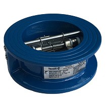 Клапаны обратные 2-створчатые DN 40-300 PN 16  чугунные створки межфланцевые Tecofi CB3448N купить в Волгограде | "Проконсим"