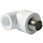 Угольники ПП DN 20-32 PN 25 комбинированные с наружной резьбой белые Pro Aqua купить в Волгограде | "Проконсим"
