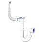 Сифон для мойки Unicorn Y421, 1 1/2'' х40 без отвода, чаша из нержавеющей стали, круглый перелив купить в Волгограде | "Проконсим"