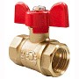 Кран латунный шаровой Valfex Optima.217.L0B1 11Б27фт1М DN 20 PN 25 муфта-муфта бабочка купить в Волгограде | "Проконсим"