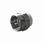 Муфтаразъемная ПП 25-1/2''  с внутренней резьбой белая Политэк купить в Волгограде | "Проконсим"