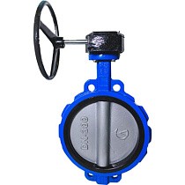 Затворы поворотные дисковые 32ч301р DN 250 PN 10-16 межфланцевые с редуктором ЛМЗ Семенов купить в Волгограде | "Проконсим"