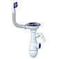 Сифон для мойки Unicorn В430V, без отвода, 3 1/2'' х40 с отводом для стиральной машины, прямоугольный перелив купить в Волгограде | "Проконсим"