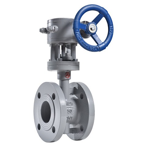 Затвор стальной дисковый DN 250 PN 16 до 425гр. с тройным эксцентриситетом фланцевый с редуктором Арма-Пром ЗПД-САЗ купить в Волгограде | "Проконсим"