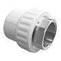Муфта комбинированная ПП 75-2 1/2'' PN 25 под ключ с внутренней резьбой белая VALFEX  купить в Волгограде | "Проконсим"