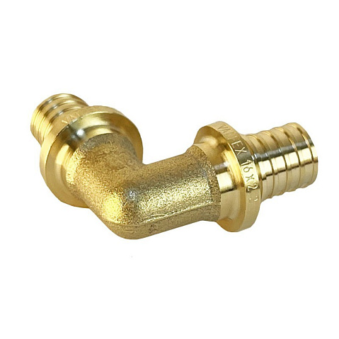 Угольники латунные для PEX труб DN 16-20 PN 16 под надвижную гильзу Valfex VF.451.AF купить в Волгограде | "Проконсим"