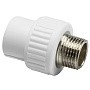Муфта комбинированная ПП 20-3/4'' PN 25 с наружной резьбой белая VALFEX  купить в Волгограде | "Проконсим"