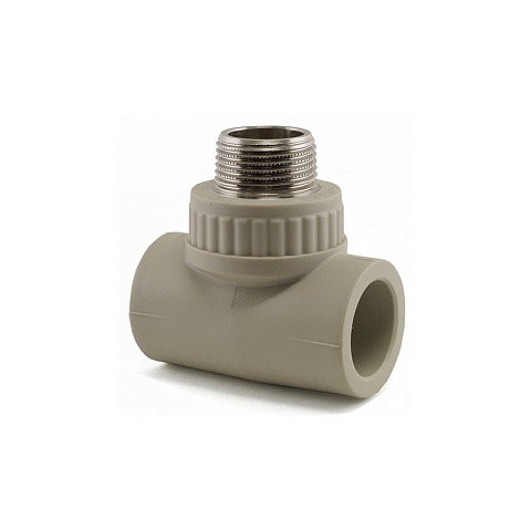Тройник комбинированный НР VALFEX 25x25 PN 25 G-1/2'' НР серый купить в Волгограде | "Проконсим"